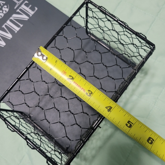 THERE'S ALWAYS TIME FOR WINE cork basket mail basket keys Wall Basket and Sign - Picture 8 of 12